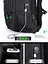 Рюкзак подростковый с ортопедической спинкой черный с usb портом для парней Winner / SkyName для старшекласников (90-142 G) - миниатюра 8