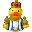 Уточка FunnyDucks Король (1840) - миниатюра 2