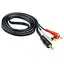 Кабель Atcom 10708 Audio mini-jack M 2 Rca M 3 м - миниатюра 1