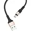 Кабель Hoco X26 Xpress charging data cable for Micro Чорний Gold - мініатюра 1