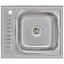 Кухонная мойка Brinex 6050-R 0.6 мм, накладная BRIN6050RSAT06 - миниатюра 1