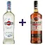 Набір: Вермут Martini Bianco 15% 1 л + Спиртний напій на основі рому Bacardi Spiced 40% 1 л - мініатюра 1