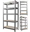 Стелаж металевий 180x90x30 5 полиць (сірий) - мініатюра 3