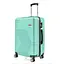 Чемодан Большой (L) Поликарбонат На 4-х Двойных Колесах 120Л POLO ПК011-L Мятный - миниатюра 1
