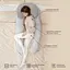 Подушка Sonex U-Body для беременных и отдыха П-образная антиаллергенная 135x68x25 серая (SO102577) - миниатюра 11