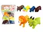 Набор резиновых игрушек для купания "Животные" 6 штук J560A-42 - миниатюра 1