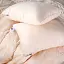 Летний постельный комплект MirSon Line Satin Light Pro Creamy Ecosilk Односпальный (2200010972009) - миниатюра 6