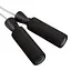 Скакалка скоростная PowerPlay 4211 X ROPE с утяжетелями (120 г*2) Черная 3 м (PP_4211) - миниатюра 2