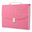 Портфель пластиковий А4/35 мм, Barocco, рожевий - мініатюра 1