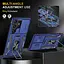Чехол ударопрочный Epik Camshield Army Ring для Samsung Galaxy S24 Ultra Синий/Navy - миниатюра 3