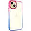 Чохол Epik TPU+PC Fresh sip series для Apple iPhone 14, 6.1 Синій/Рожевий - мініатюра 1