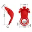 Віброкільце PRETTY LOVE - VIBRATION PENIS RING, Ruben, 7 vibration functions red PRETTY LOVE BI-210311 99055 - мініатюра 3