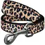 Повідець для собак нейлоновий WAUDOG Nylon, малюнок Леопард L-XXL Ш 25 мм Дов 200 см - мініатюра 1
