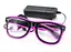 Очки светодиодные Leds прозрачные El Neon ray purple неоновые - миниатюра 3