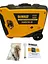 Інверторний бензиновий генератор-валіза з колесами DeWalt DWG70i-SE (7,0 -6.5 кВт) + електростартер - мініатюра 1