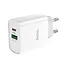 Зарядний пристрій Hoco C80A USB/ Type-C QC PD 20W білий - мініатюра 5