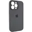 Чохол Epik Silicone Case Full Camera Protective (AA) для Apple iPhone 14 Pro Max (6.7) Сірий/Dark Gray - мініатюра 2
