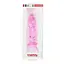 Анальна пробка Lovetoy Glass Romance 5.5" 14 см (рожевий) - мініатюра 2