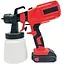 Акумуляторний фарборозпилювач Cordless Paint Spray Gun 0.8L 400W Red - мініатюра 1