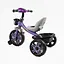 Детский трехколесный велосипед Best Trike BS-27102 с фарой и корзиной фиолетовый - миниатюра 2