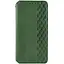 Шкіряний чохол-книжка GETMAN Cubic (PU) для Oppo A58 4G Зелений - мініатюра 1