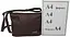 Женская кожаная наплечная сумка Borsacomoda темно-коричневая sum0028737 - миниатюра 10