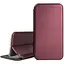 Чехол книга Samsung Galaxy A55 эко-кожа Premium Case для смартфона Бордовый - миниатюра 1
