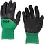 Перчатки рабочие Пена 81458 Зеленые прорезиненные 4 шт. в уп. - миниатюра 1