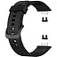 Ремешок DK для Huawei Watch Fit / Fit SE Silicone Sport Full Light Classic (black) - миниатюра 2