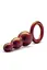 Анальная пробка Anal Adventures Matrix Beaded Loop Plug 14 см (оранжевый) - миниатюра 2