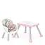 Стульчик для кормления Bambi 3 в 1 M 5672-8 с сидением из экокожи, розовый - миниатюра 2