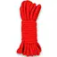 Мотузка для BDSM зв'язування в стилі Шибарі Червоний K0142-2 - мініатюра 1