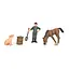 Детский игрушечный набор "Ферма" Q9899-T1_3 лошадка, свинка, фермер - миниатюра 1