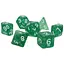 Набір кубиків Glitter 7 Dice Set - Green , 7 шт. (g7dglit01) - мініатюра 1