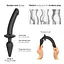 Фаллоимитатор с анальной пробкой Strap-On-Me Switch Plug-In Dildo XXL 27.1 см черный - миниатюра 4