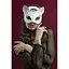 Маска кошечки Feral Feelings - Catwoman Mask, натуральная кожа - миниатюра 1