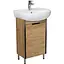 Тумба Мойдодир Dakota Craft 50 з умивальником Solo 50 дуб крафт - мініатюра 1