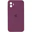Чохол Epik Silicone Case Square Full Camera Protective AA для Apple iPhone 11, 6.1 Бордовий/Maroon - мініатюра 1