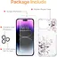 GVIEWIN Призначений для iPhone 14 Pro Max Чохол, Захисна плівка для екрану + Захисна плівка для камери Квітковий ударостійкий - мініатюра 6