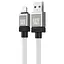 Кабель Baseus CoolPlay Series USB - Lightning 1 метр (CAKW000402) белый - миниатюра 1