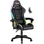 Компьютерное кресло Hell's HC-1003 Led RGB Black - миниатюра 1