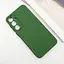 Чохол Silicone Cover Lakshmi Full Camera (AA) для Samsung Galaxy S25 Зелений / Dark green - мініатюра 2