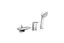 Змішувач для ванни Ravak Rosa RS 025.00 X07P003 Хром - мініатюра 1