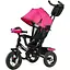 Трехколесный велосипед Best Trike 3390-33-908 с надувными колесами фарой USB и розовым пультом. - миниатюра 1