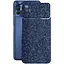 Защитная пленка StatusSKIN для Tecno Spark 8p KG7n Корпус Винил Соты синие - миниатюра 1