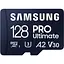 Карта пам'яті Samsung microSDXC PRO Ultimate 128GB Class 10 UHS-I U3 V30 A2 + USB Reader MB-MY128SB/WW [145484] - мініатюра 2
