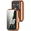 Чехол-накладка DK для Samsung Galaxy Fit3 (R390) Silicone Face Case (rose gold) - миниатюра 2