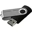 USB Flash накопичувач Goodram 128GB UTS2 Twister USB 2.0 black (UTS2-1280K0R11) - мініатюра 1