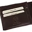 Портмоне чоловіче шкіряне Virginia Conti СВ 819 коричневе з кнопкою - мініатюра 5