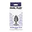 Анальна пробка Anal Play Starlight Booty Jewel Small 7.2 см (сріблястий) - мініатюра 7